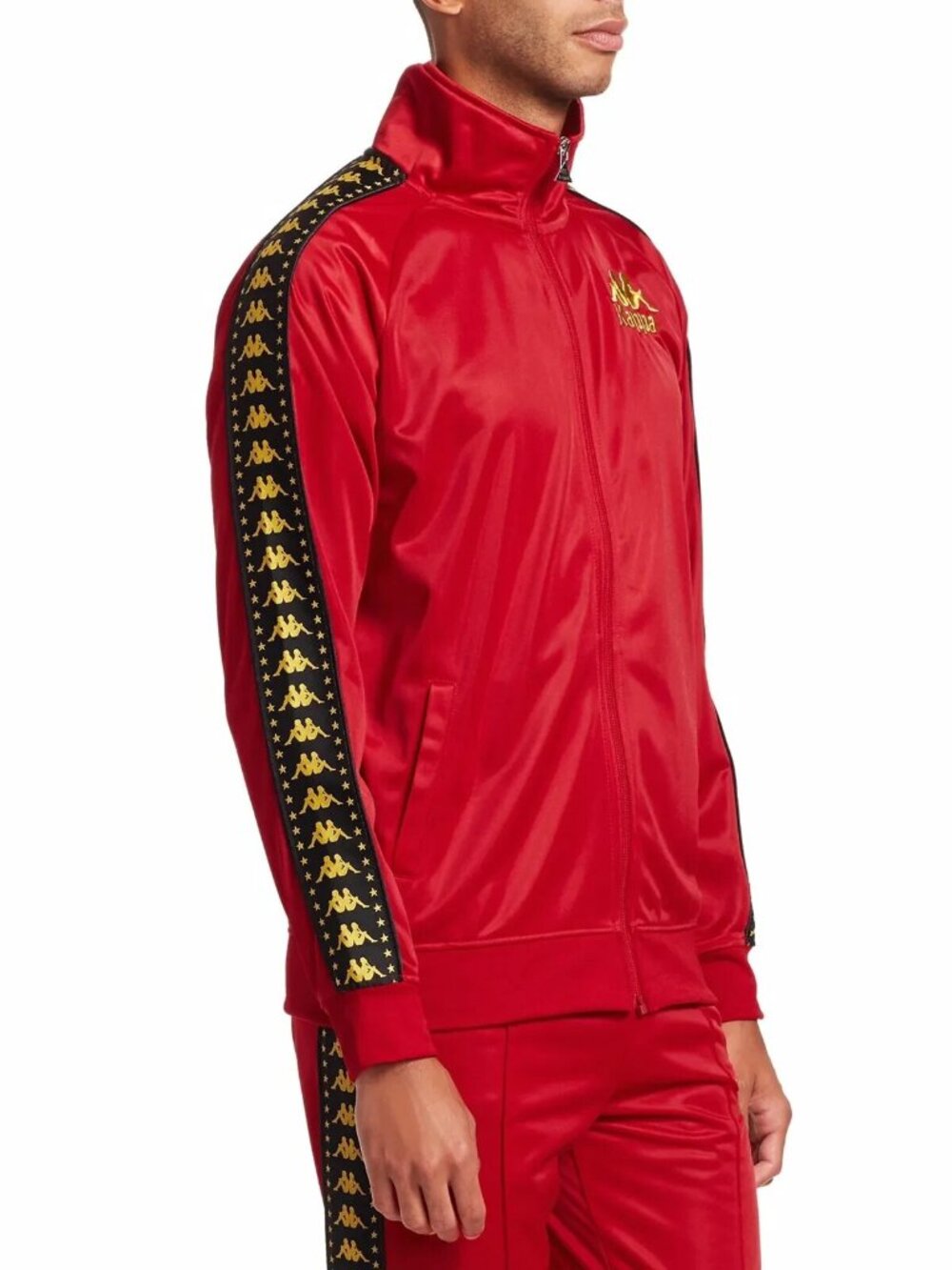 Kappa Authentic Logo Track Jacket Limited Edition Red / gold Size XXL